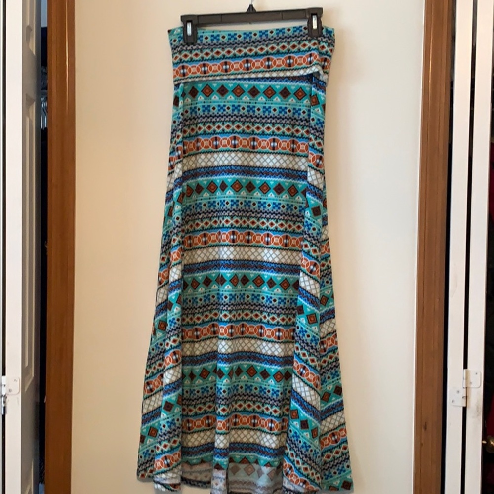 LuLaRoe Tribal Print Maxi Skirt
